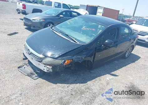 2012 Honda Civic Ex из США, поврежденный, VIN 2HGFB2F83CH321464